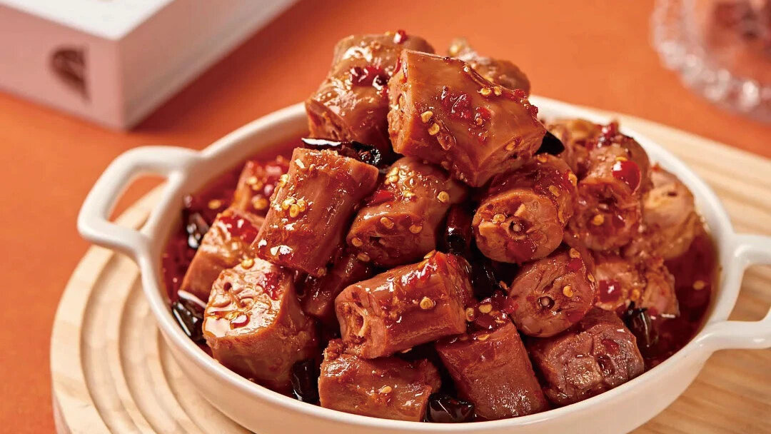 SPICY DUCK NECK at Keke Food