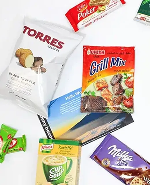 Yummy Bazaar brand background
